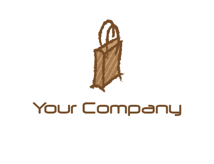 grunge shopping logo