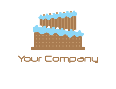 musical wedding cake logo