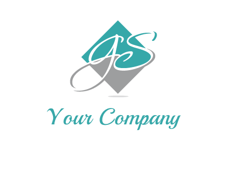 Letters G and S are in the diamond logo