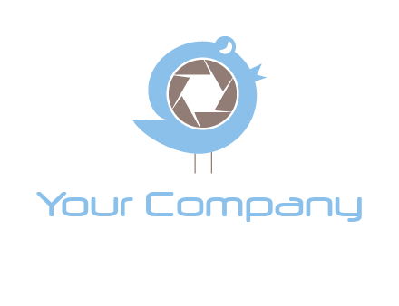 shutter in twitter bird photography logo