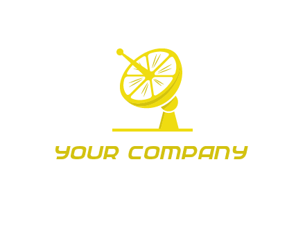 lemon satellite dish logo