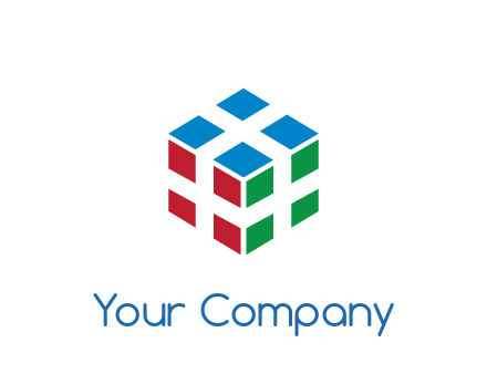 3D cube formed from squares