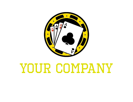 ace cards and casino chip gambling