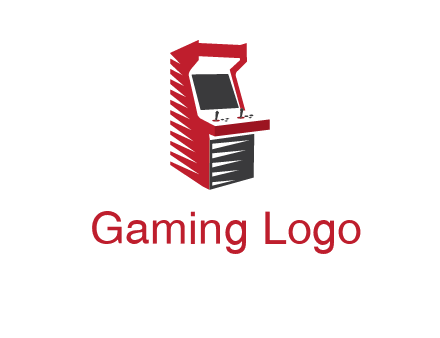 gaming logo displaying a slot machine