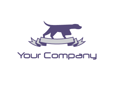 dog pointing logo