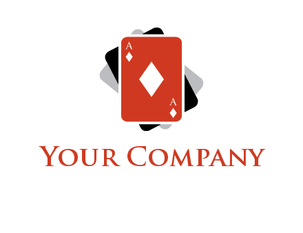ace card of diamonds logo