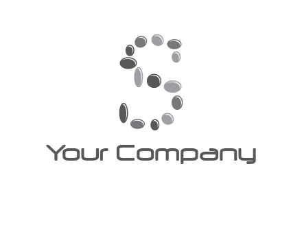 spa stones in letter S logo