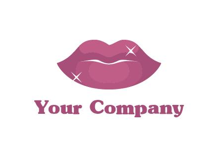 shiny lips beauty logo