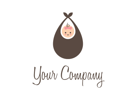 baby bib childcare logo