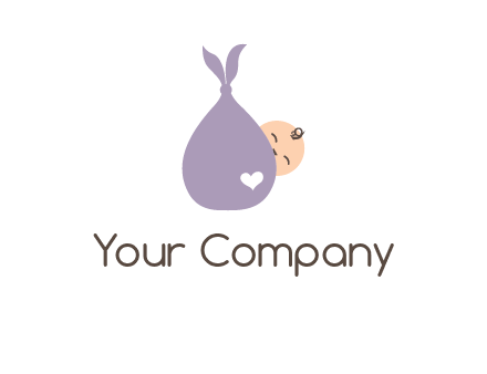 infant in childcare logo